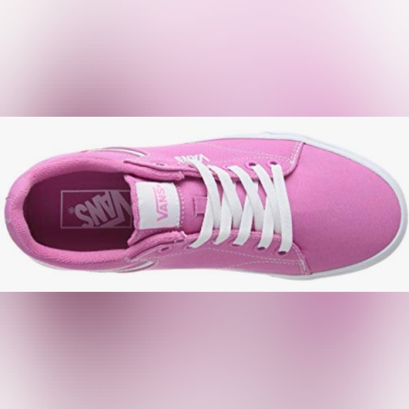 Vans Women's Seldan Lace Up Sneaker Fuchsia SoftMoc Size 8 NWOT MSRP $85.96 - Picture 2 of 10